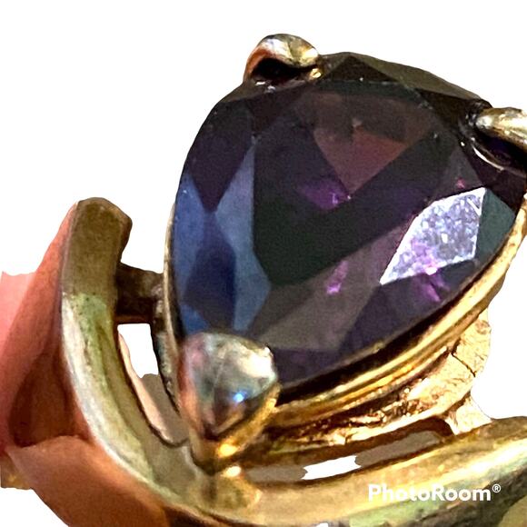 Costume Ring 6 Single Stone Romantic Gypsy Minimalist Goddess Chic Classy Modest - Picture 5 of 11